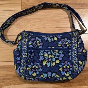 Vera Bradley Blue Floral Shoulder Bag